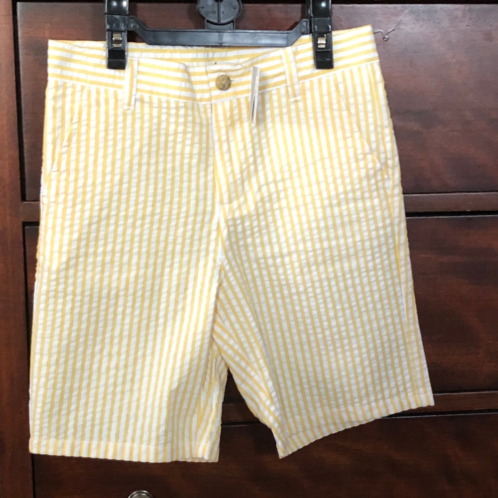 JANIE & JACK Pin-Striped Shorts